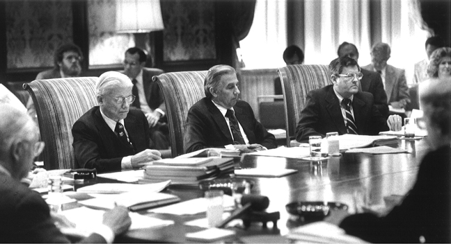 Photograph from a 1979 Board Meeting