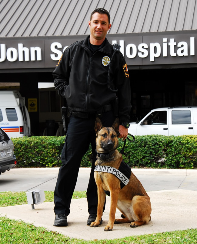 W.J. Braunsdorf photo, officer UT Medical Branch - Galveston