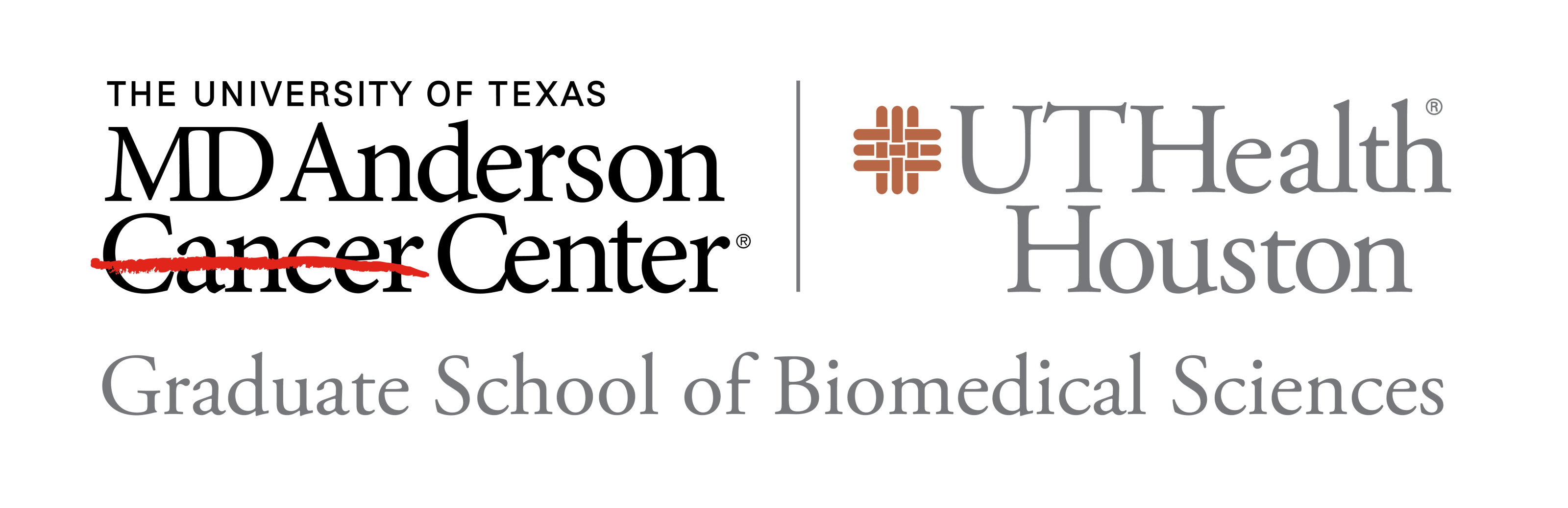 Logo for MD Anderson and UT Health