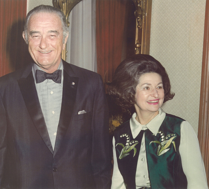 Photo of Regent Johnson and her husband, President Lyndon B. Johnson